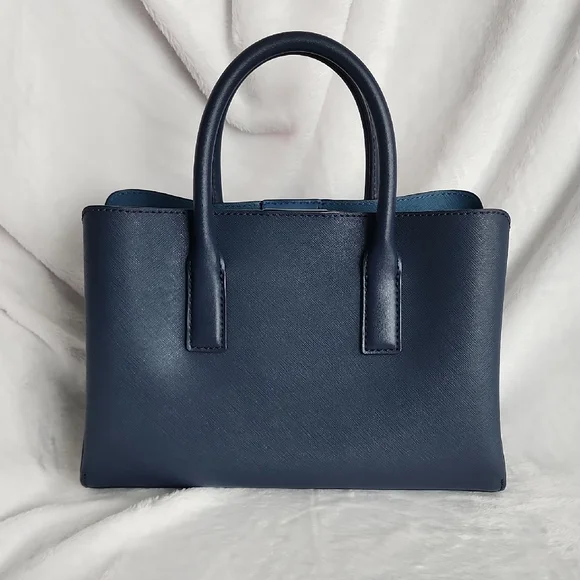 Michael Kors Dark Blue Satchel Bag - Picture 2 of 6